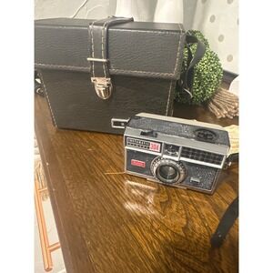 Vintage Kodak Instamatic 304 Camera  and Safari Carrying Case movie prop